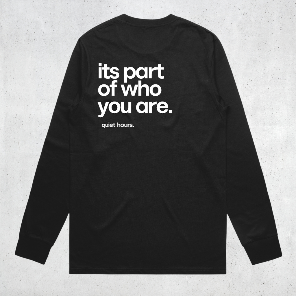 classic long sleeve t-shirt "its part of who you are."