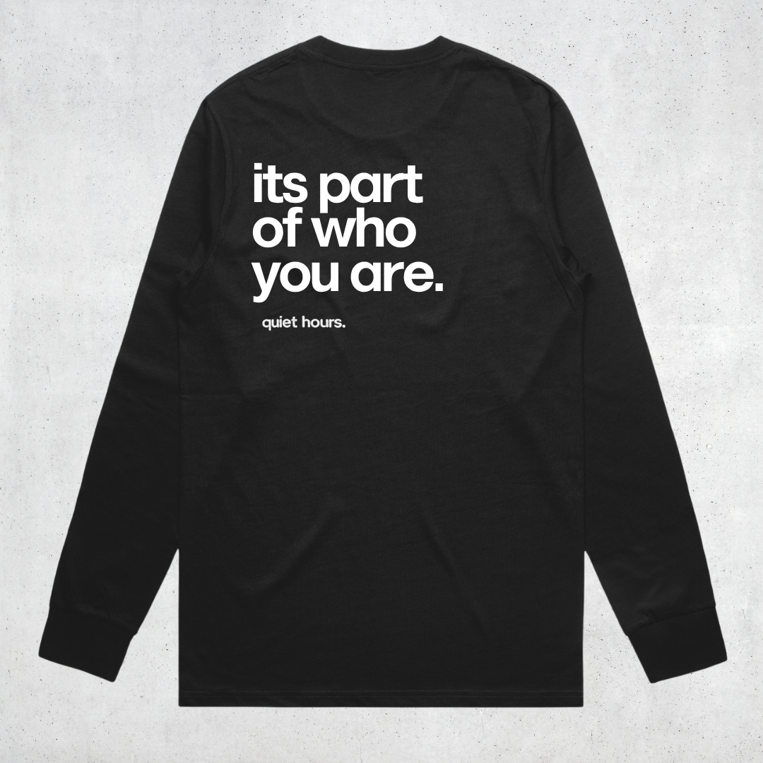 classic long sleeve t-shirt "its part of who you are."