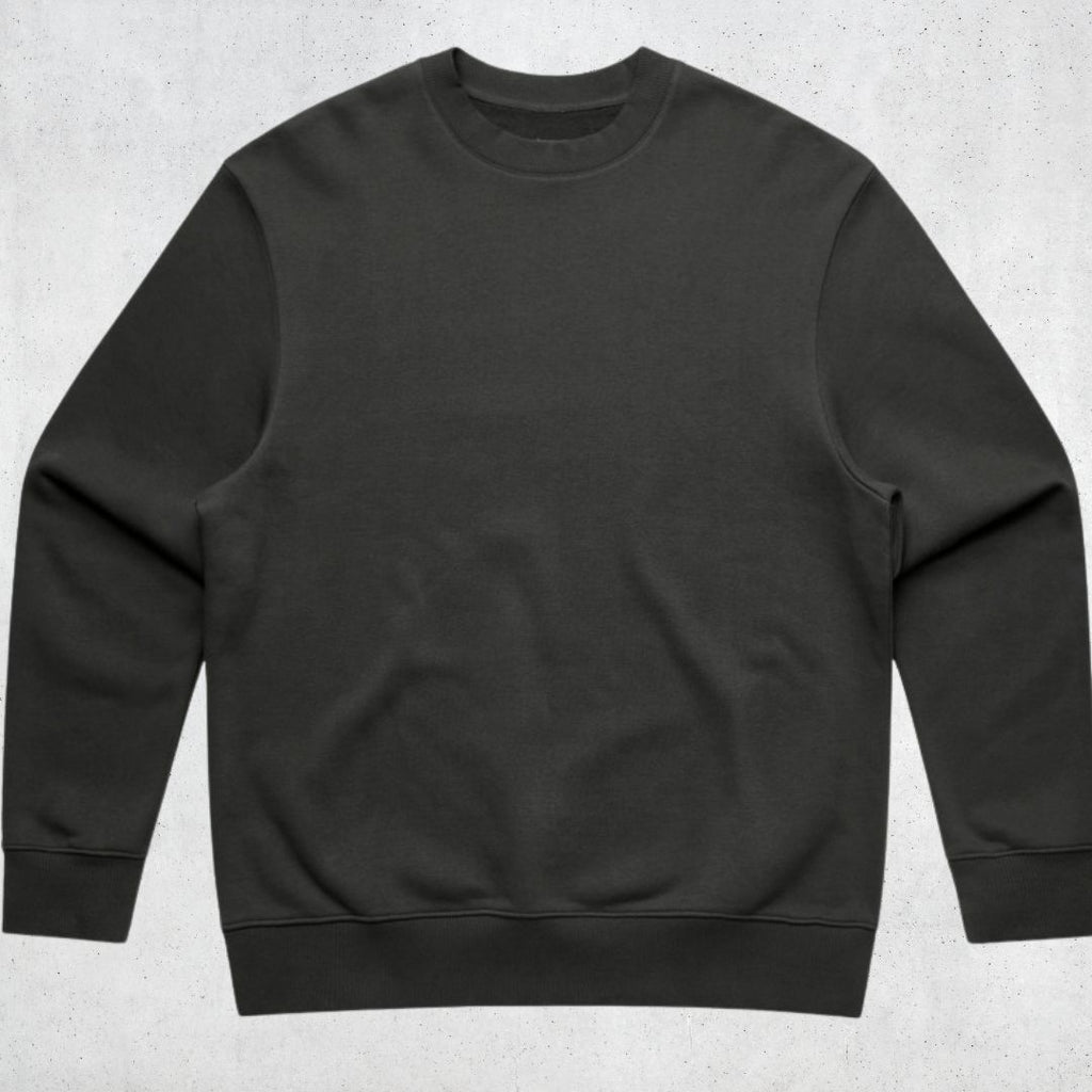 unisex core crew in coal