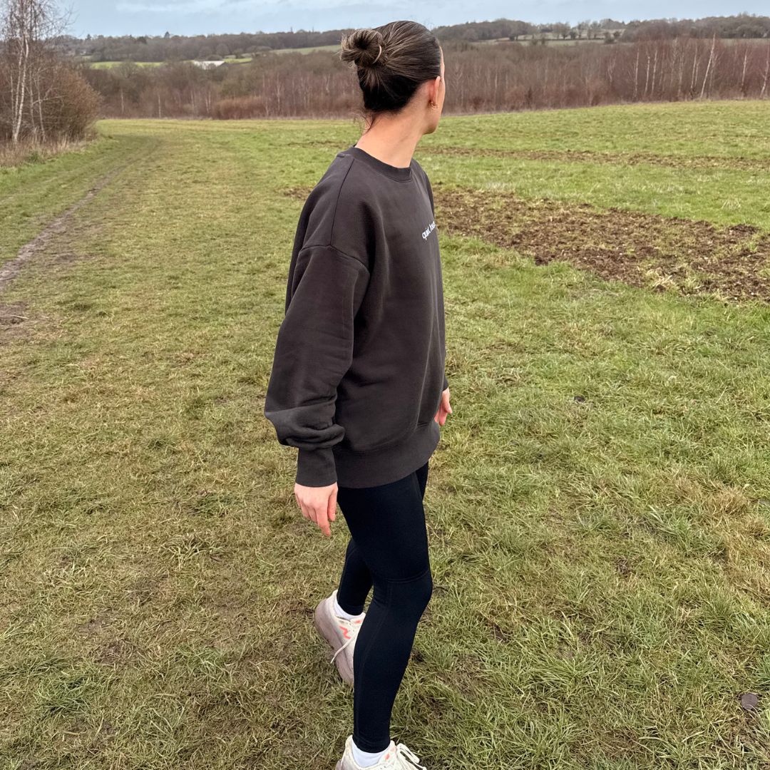 unisex core crew in coal