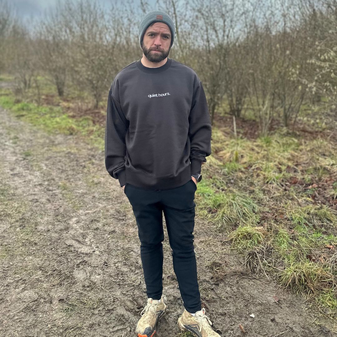 unisex core crew in coal