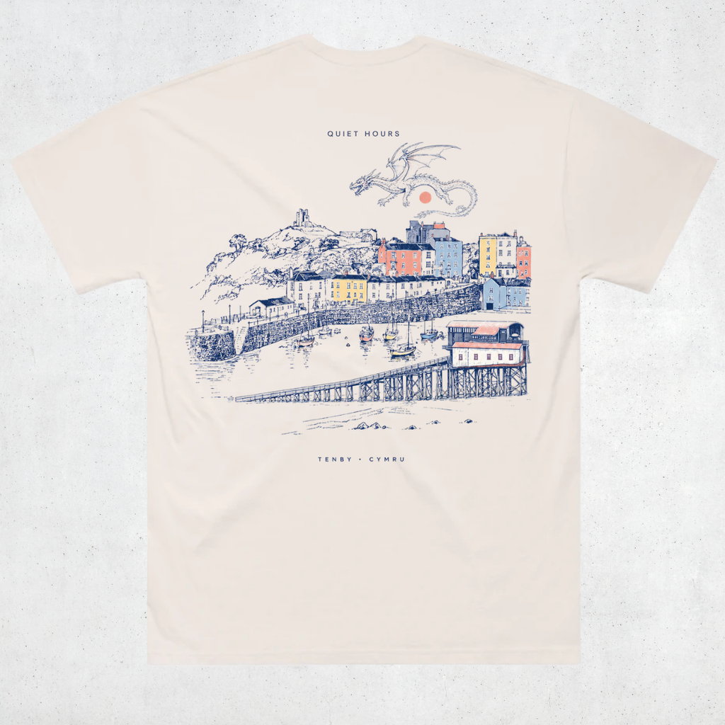special edition tenby oversized t-shirt - bone