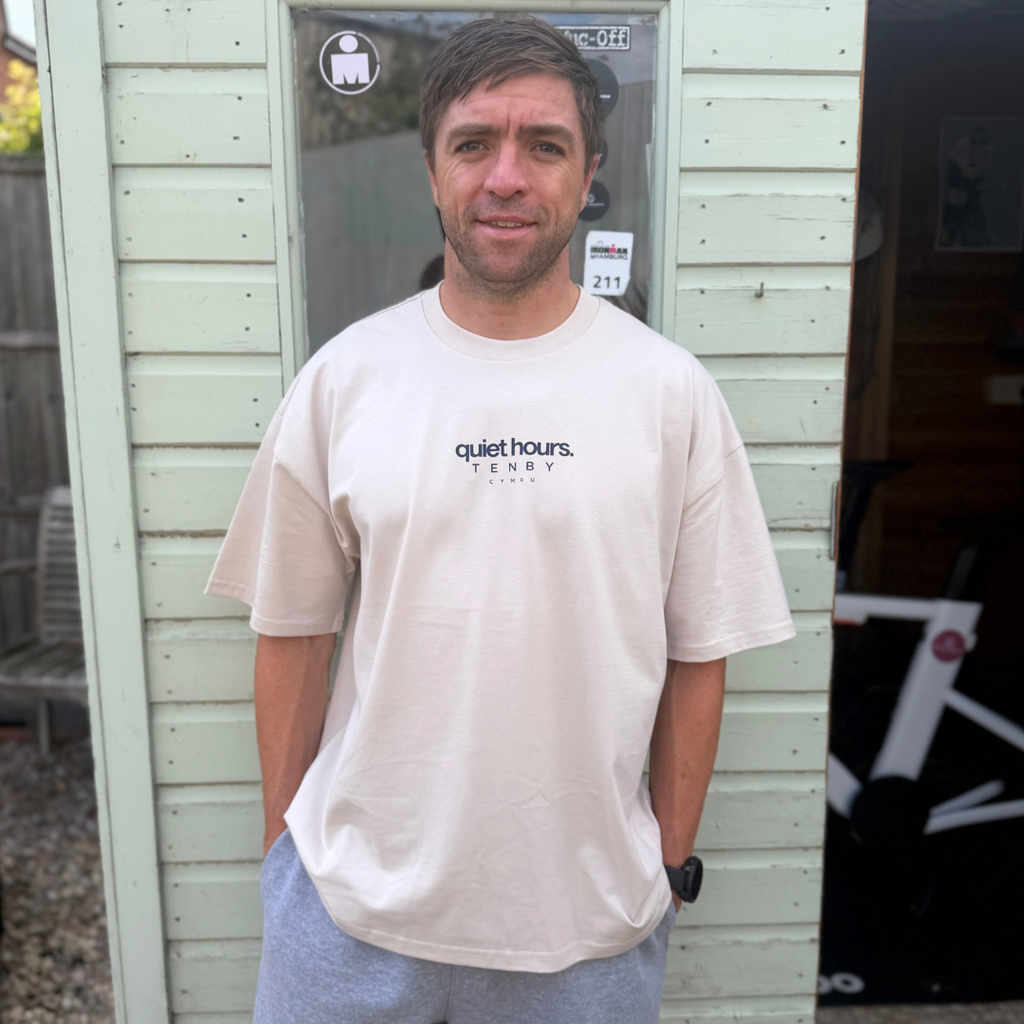 special edition tenby oversized t-shirt - bone