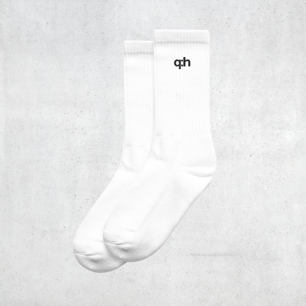 everyday crew sock - white