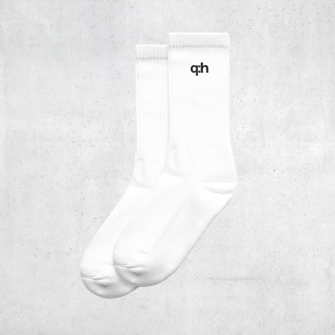 everyday crew sock - white